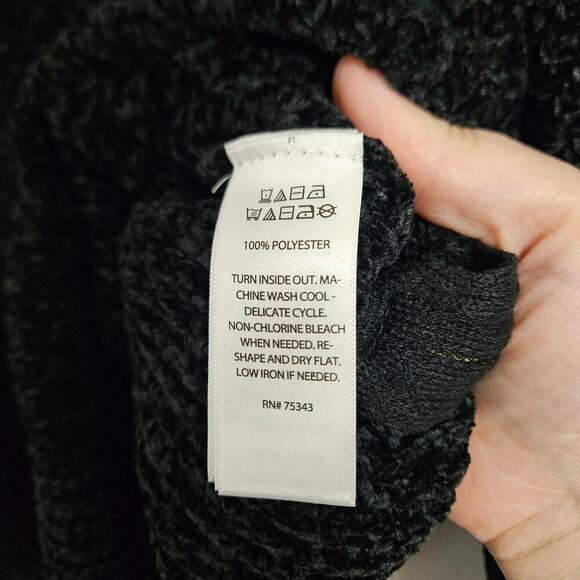 Cynthia Rowley High Neck Side Zip Super Soft Long Sweater. Size Large - Picture 6 of 6